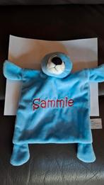 Sammie blauwe zacht fleece knuffel, Ophalen of Verzenden, Nieuw, Kraamcadeau