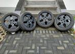 Mini Cooper, roues en alliage 17" avec pneus été, Auto-onderdelen, Banden en Velgen, 205 mm, 17 inch, Banden en Velgen, Gebruikt