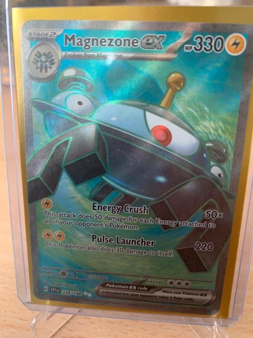 Pokemon magnezone ex full art Scarlett en violet, Hobby en Vrije tijd, Verzamelkaartspellen | Pokémon, Zo goed als nieuw, Ophalen of Verzenden