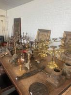 Groot lot religieuze beelden / kandelaars, Ophalen of Verzenden