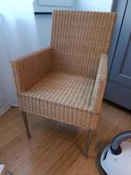 Rieten stoelen, Huis en Inrichting, Stoelen, Ophalen, Bruin, Zo goed als nieuw, Vier