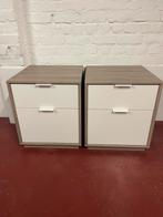 2 Ikea nachtkastjes, Huis en Inrichting, Ophalen, Gebruikt, 45 tot 65 cm, Minder dan 55 cm