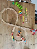 Houten treinspoor, Kinderen en Baby's, Speelgoed | Houten speelgoed, Ophalen, Gebruikt, Overige typen