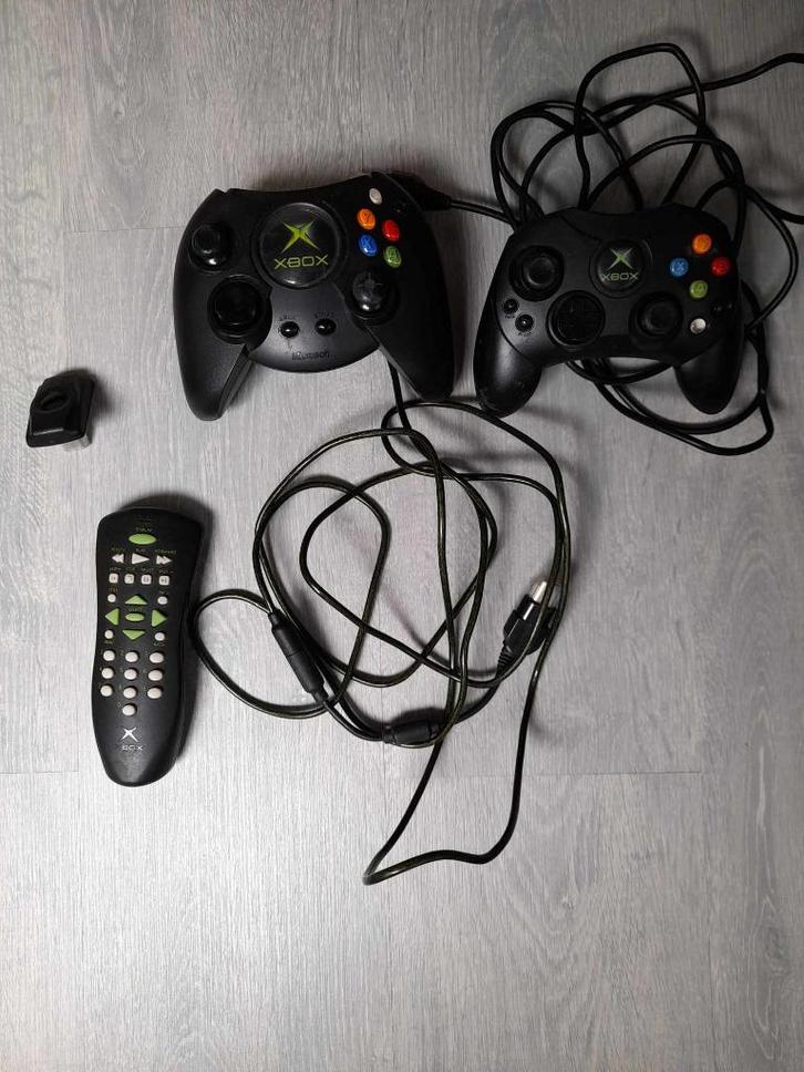 Xbox classic  remote en ontvanger, Games en Spelcomputers, Spelcomputers | Xbox | Accessoires, Gebruikt, Xbox Original, Controller