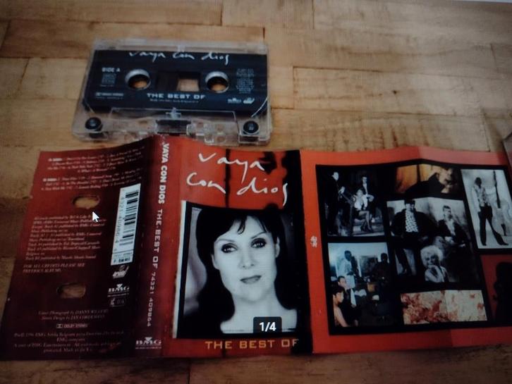 BELPOP MUZIEK CASSETTE: VAYA CON DIOS: THE BEST OF (1996), Cd's en Dvd's, Cassettebandjes, Zo goed als nieuw, Origineel, Pop, 1 bandje