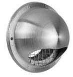 buitenrooster bol model RVS Ø 125 mm, Doe-het-zelf en Bouw, Ophalen of Verzenden, Nieuw, Afzuiger