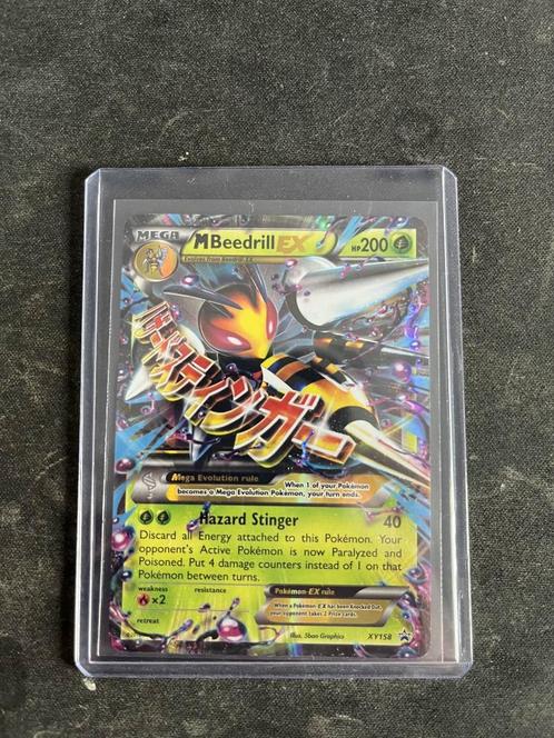 Pokémon Mega Beedrill EX #XY158 Pokemon Promo, Hobby en Vrije tijd, Verzamelkaartspellen | Pokémon, Zo goed als nieuw, Losse kaart