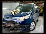 FORD TOURNEO CONNECT 1.5 TDCI ‼️GARANTIE 1 AN CTOK‼️, Auto's, Ford, Voorwielaandrijving, 4 cilinders, Blauw, 115 g/km