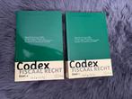 Codex fiscaal recht - delen 1 en 2, Ophalen of Verzenden, Zo goed als nieuw, Hoger Onderwijs