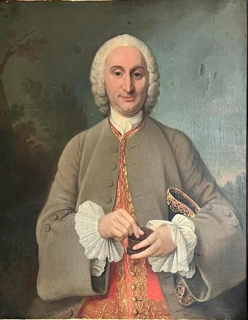 Frans 18e eeuws portret, Antiek en Kunst, Kunst | Schilderijen | Klassiek, Ophalen