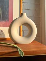 Donutvaas, Huis en Inrichting, Woonaccessoires | Vazen, Ophalen, Zo goed als nieuw, Wit