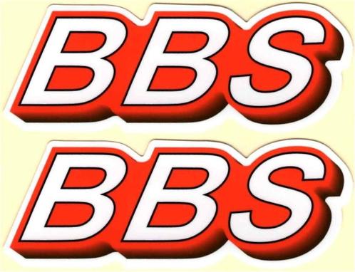 BBS sticker set #1, Motoren, Accessoires | Stickers, Verzenden