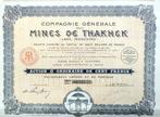 Compagnie Mines de Thakhek 1928, 1920 à 1950, Action, Enlèvement ou Envoi