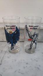 frisdrankglazen Batman en Robin, Verzamelen, Glas en Drinkglazen, Ophalen of Verzenden, Gebruikt