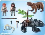 Playmobil Grotbewoners met beer, Kinderen en Baby's, Speelgoed | Playmobil, Ophalen of Verzenden, Zo goed als nieuw, Complete set