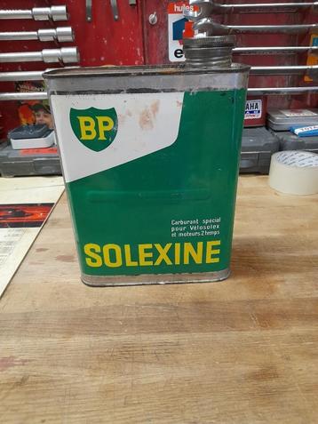 oude lege oliekan BP solexine 2-takt 2t solex beschikbaar voor biedingen