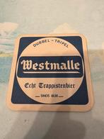 Oude bierviltje Westmalle, Verzamelen, Ophalen of Verzenden, Zo goed als nieuw, Viltje(s)