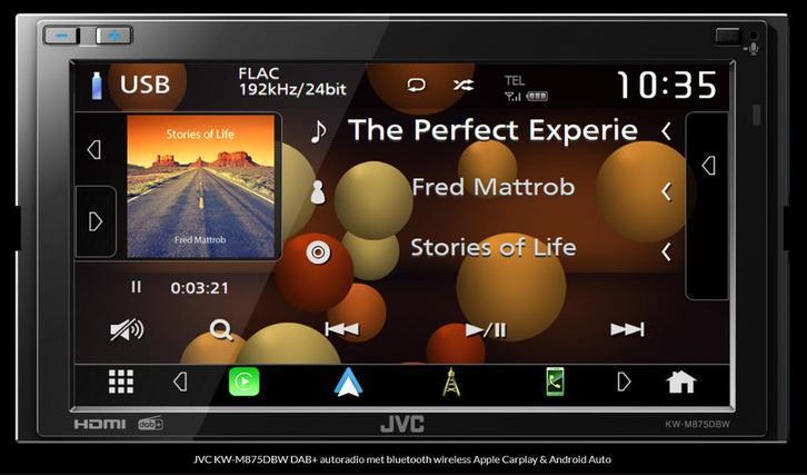 JVC KW-M875DBW ? TOPMODEL ? 7? WVGA Monitor / Digital Multim, Autos : Divers, Autoradios