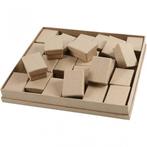 Cadeaudoosjes Papier-maché - 24 stuks, 5x7 cm, Verzenden, Nieuw