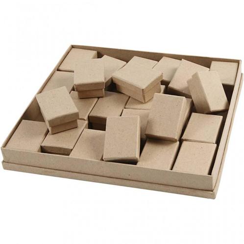 Cadeaudoosjes Papier-maché - 24 stuks, 5x7 cm, Hobby en Vrije tijd, Overige Hobby en Vrije tijd, Nieuw, Verzenden