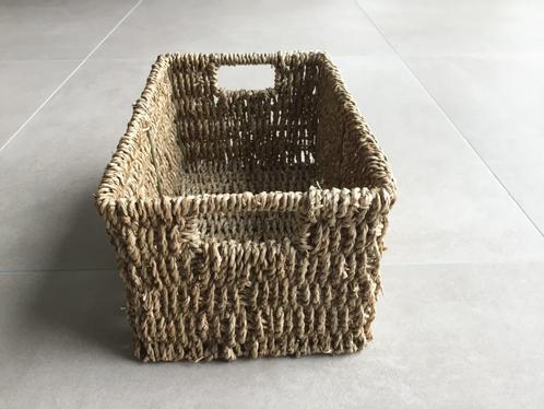 Seagrass rieten opbergmandjes (met of zonder deksel), Maison & Meubles, Accessoires pour la Maison | Plataux & Paniers, Enlèvement