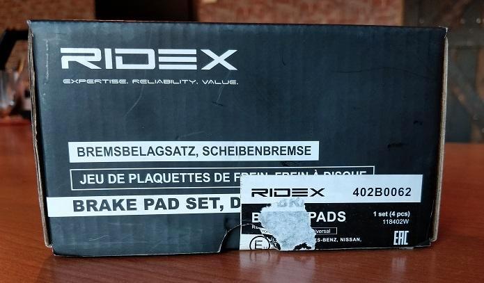 Ridex remblokken set Renault /MB *NIEUW*, Autos : Pièces & Accessoires, Freins & Transmission, Renault, Neuf, Enlèvement ou Envoi