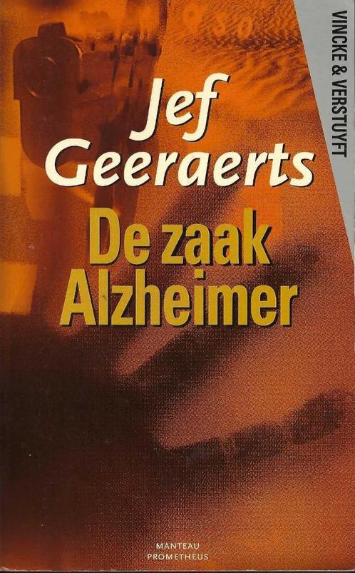 De zaak Alzheimer, door Jef Geeraerts, Boeken, Thrillers, Nieuw, België, Ophalen of Verzenden
