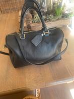 Zwarte lederen handtas. In zeer goede staat., Ophalen of Verzenden, Zo goed als nieuw, Handtas