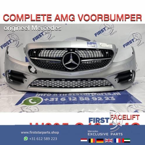 W205 C43 AMG Voorbumper Facelift 2014-2020 COMPLEET originee, Auto-onderdelen, Carrosserie, Bumper, Mercedes-Benz, Voor, Gebruikt