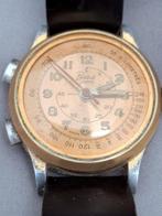 Polshorloge Basis Sport chrono jaren 40, Handtassen en Accessoires, Horloges | Heren, Overige merken, Overige materialen, Polshorloge