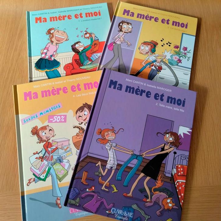 Lot 4 BD's - Ma mère et moi, Boeken, Stripverhalen, Zo goed als nieuw, Ophalen