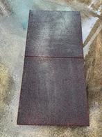 Rubberen tegels 100x50x4,5 speeltoestel zwembad ed ruim 25m2, Ophalen