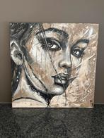 Peinture moderne aux tons bruns - Mk Art, Enlèvement ou Envoi