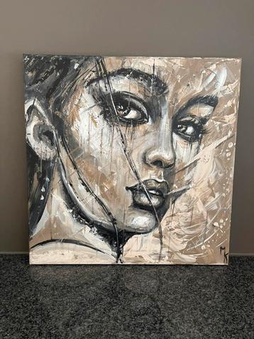 Schilderij modern bruintinten Mk Art beschikbaar voor biedingen