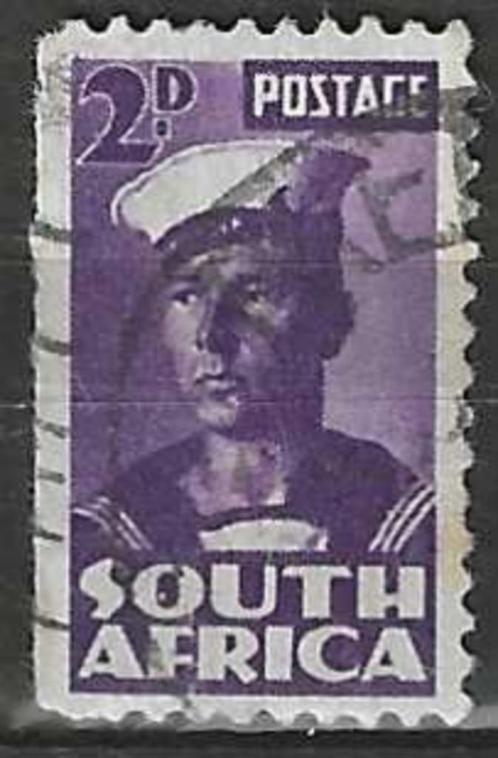 Zuid-Afrika 1941/1943 - Yvert 137 - Matroos (ST), Postzegels en Munten, Postzegels | Afrika, Gestempeld, Zuid-Afrika, Verzenden