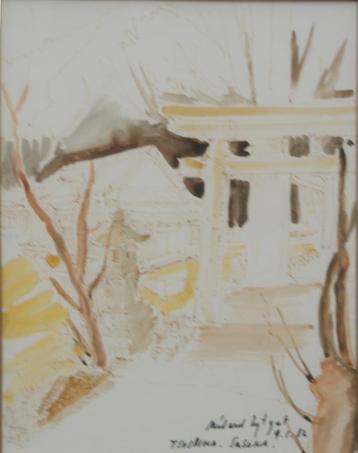 Medard Tytgat (1916-1997): Tsushima 1982 (47 x 59 cm) beschikbaar voor biedingen
