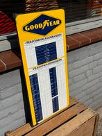 GoodYear banden emaille reclamebord, Verzamelen, Ophalen, Gebruikt, Reclamebord