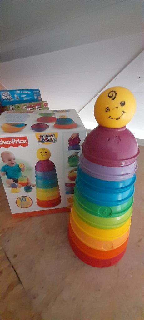 fisher-price stapeltoren met balletje, Kinderen en Baby's, Speelgoed | Fisher-Price, Gebruikt, Ophalen