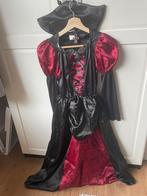 Verkleedpak jurk Halloween vampier, Meisje, 134 t/m 140, Ophalen of Verzenden, Zo goed als nieuw