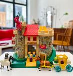 Château Fisher Price vintage + accessoires 1974 (complet), Ophalen, Gebruikt, Speelset
