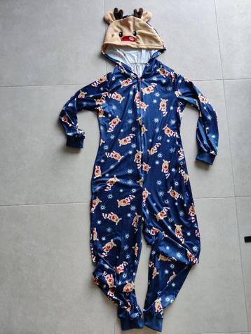 Kerst onesi blauw medium beschikbaar voor biedingen
