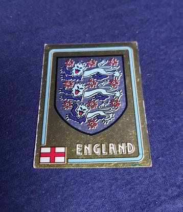Panini sticker voetbal ' Euro 84 - badge England ' beschikbaar voor biedingen