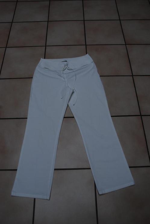 Jeansbroek „Caroline Biss”, lage taille, wit, maat 40, Kleding | Dames, Broeken en Pantalons, Zo goed als nieuw, Maat 38/40 (M)