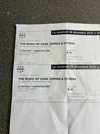 Concert De muziek van Hans Zimmer & Other, Tickets en Kaartjes, Twee personen, Overige soorten