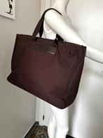 Lancel sac cabas, voyage weekend toile et cuir marron, 35 tot 55 cm, Gebruikt, Bruin, 40 tot 60 cm