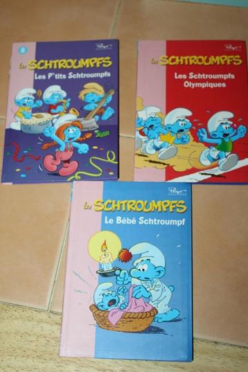 Lot de 3 livres les Schtroumpfs beschikbaar voor biedingen