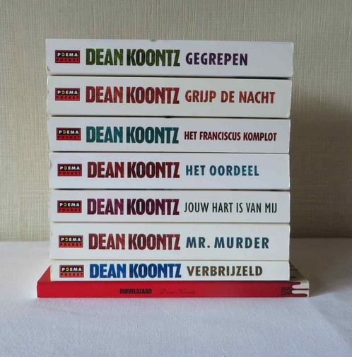 Lot 8 thrillers Dean Koontz, Livres, Thrillers, Utilisé, Belgique, Enlèvement ou Envoi