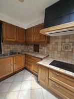 Complete massief eiken keuken incl apparaten, Ophalen, Gebruikt, Overige materialen, Bruin