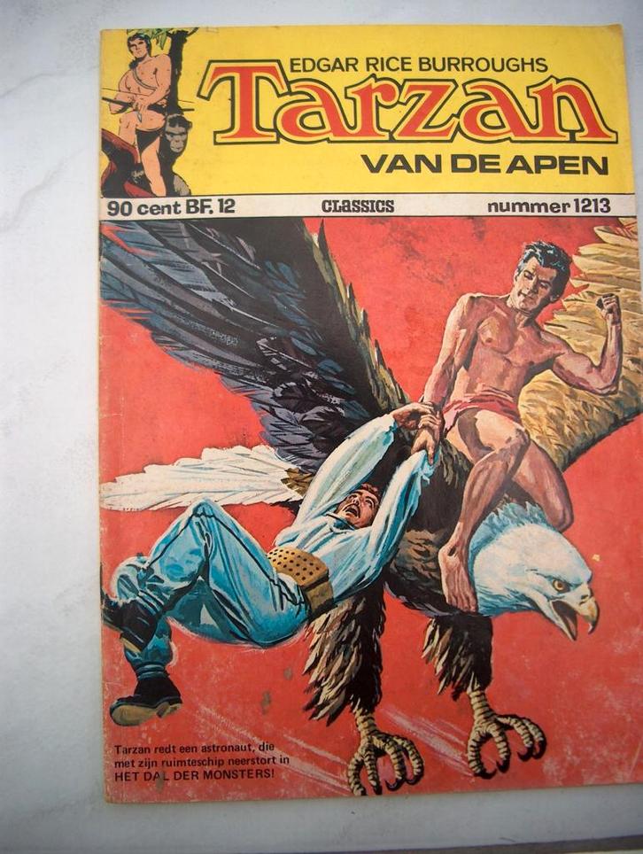 Tarzan van de apen /nummers 1.213 /1.24 en 1.216 uit  1972, Boeken, Strips | Comics, Gelezen, Meerdere comics, Overige gebieden