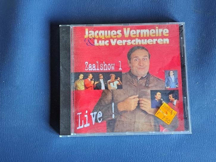 Jacques vermeire & luc verschueren zaalshow 1, Cd's en Dvd's, Cd's | Humor en Cabaret, Ophalen of Verzenden